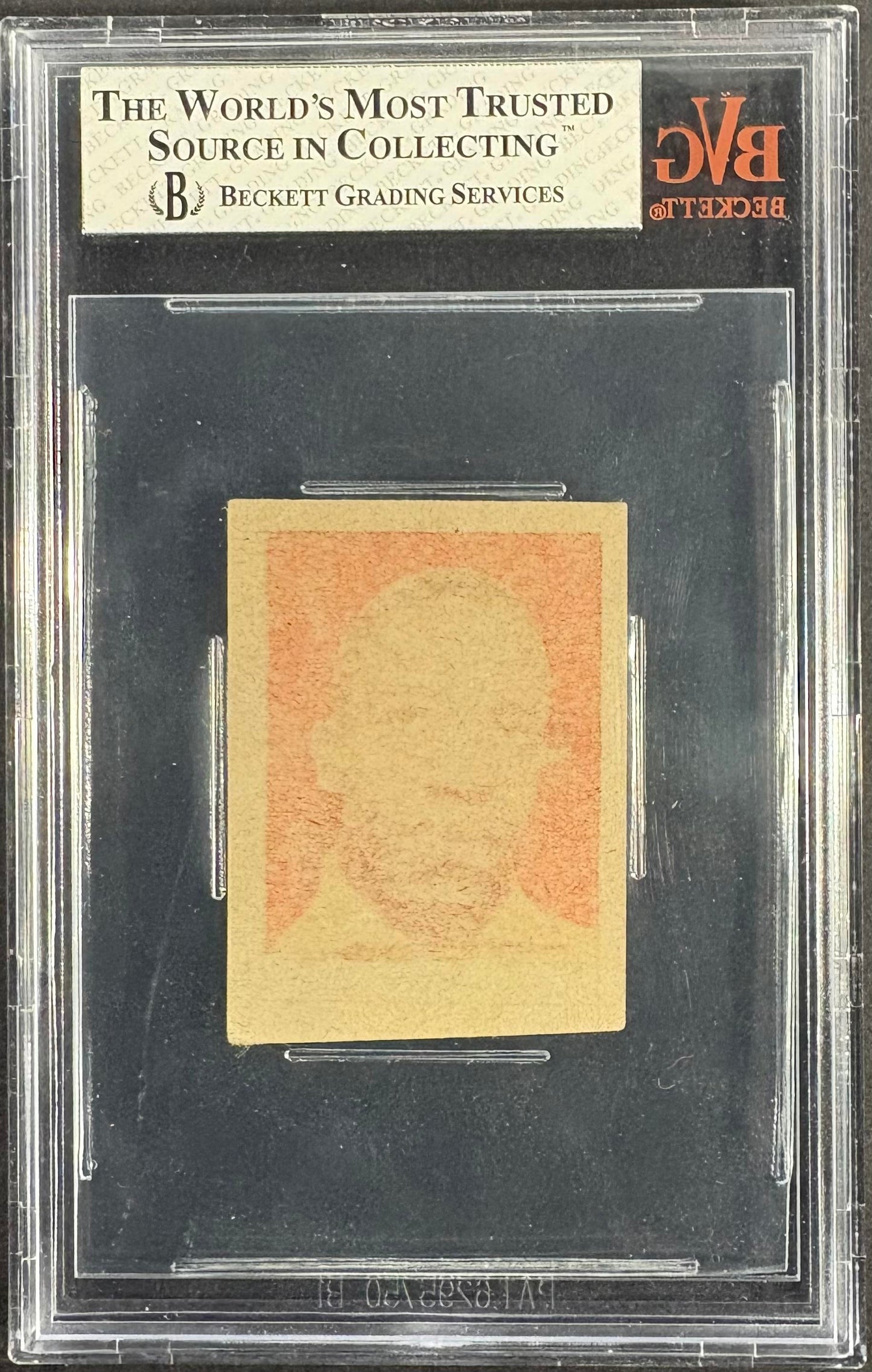 1960-62 Marca Stella Pele Small Portrait Red Background BVG 5 EX