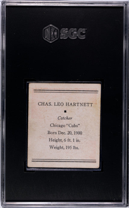 1933 Tattoo Orbit R305 (R305) Gabby Hartnett SGC 4 VG-EX Nice Color