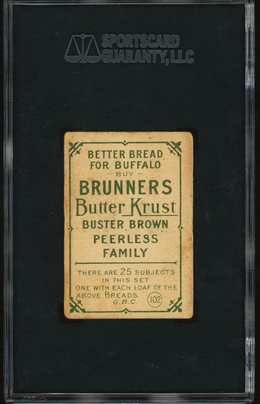 1911 D304 Brunners Bread Eddie Collins SGC 1.5 Nice Color