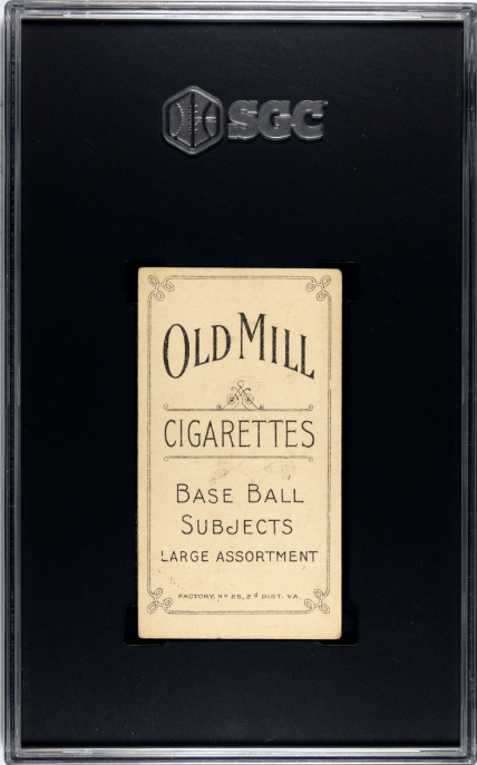 1909-11 T206 OLD MILL Frank Chance SGC 4.5 VG-EX+