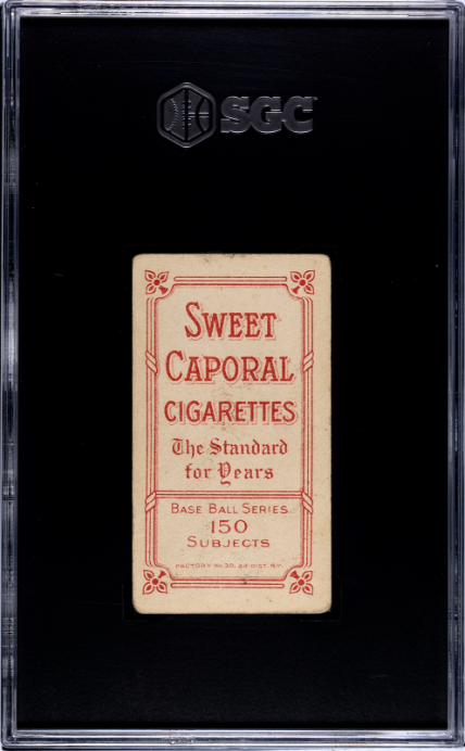 1909 T206 Sweet Caporal 150 Ty Cobb Bat On Shoulder SGC 3 VG Nice Color