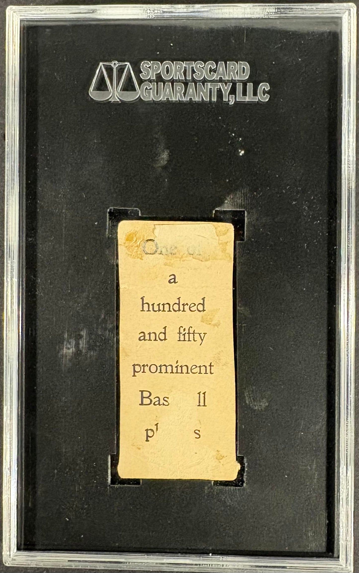1903-04 Breisch-Williams (E107) Topsy Hartsel SGC Authentic
