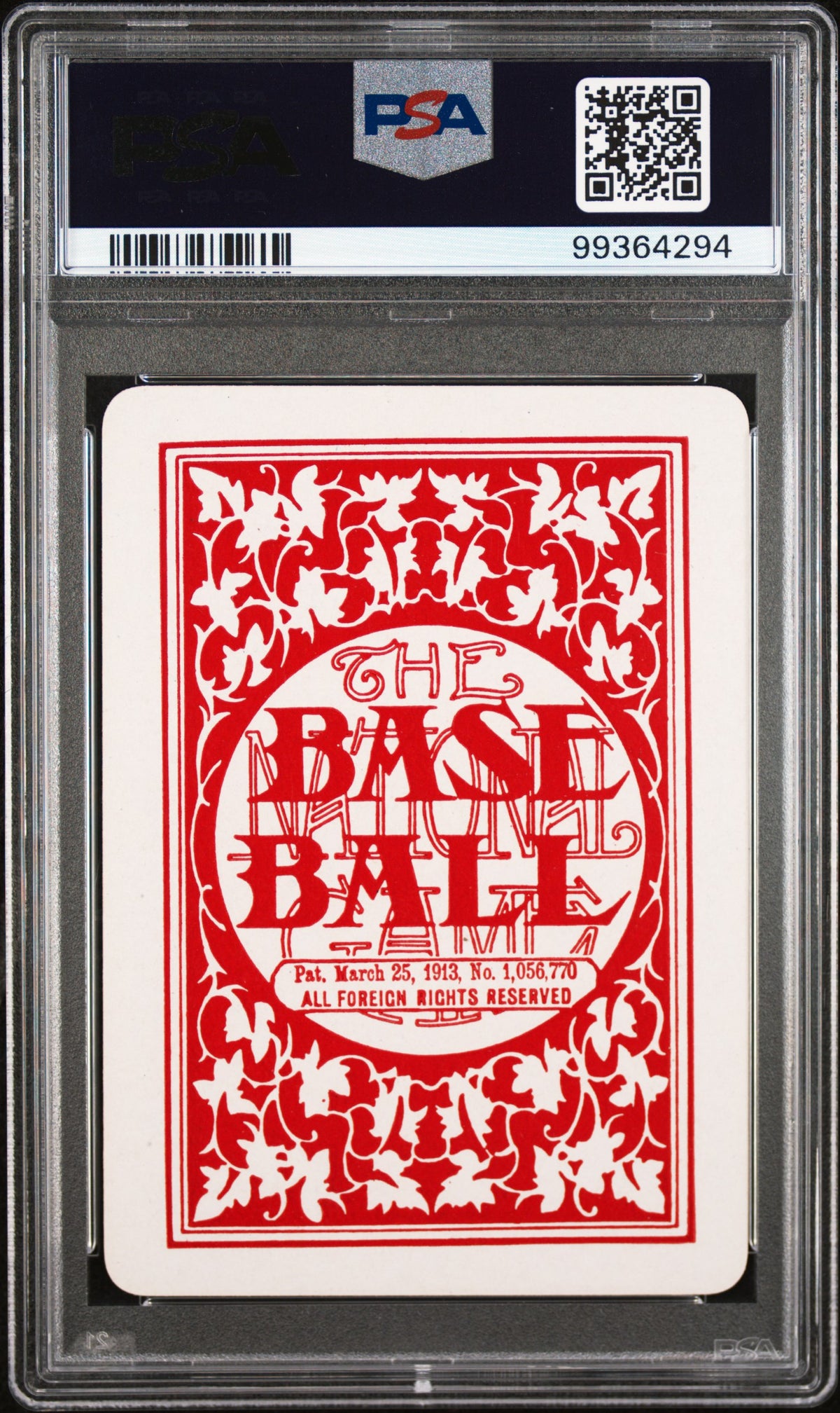 1913 National Game Cy Young PSA 9 MINT New Label NONE HIGHER