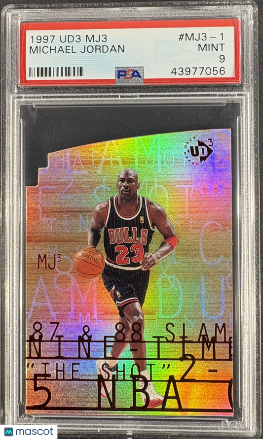 1997 Ud3 MJ3 Michael Jordan #MJ3-1 PSA 9 MINT