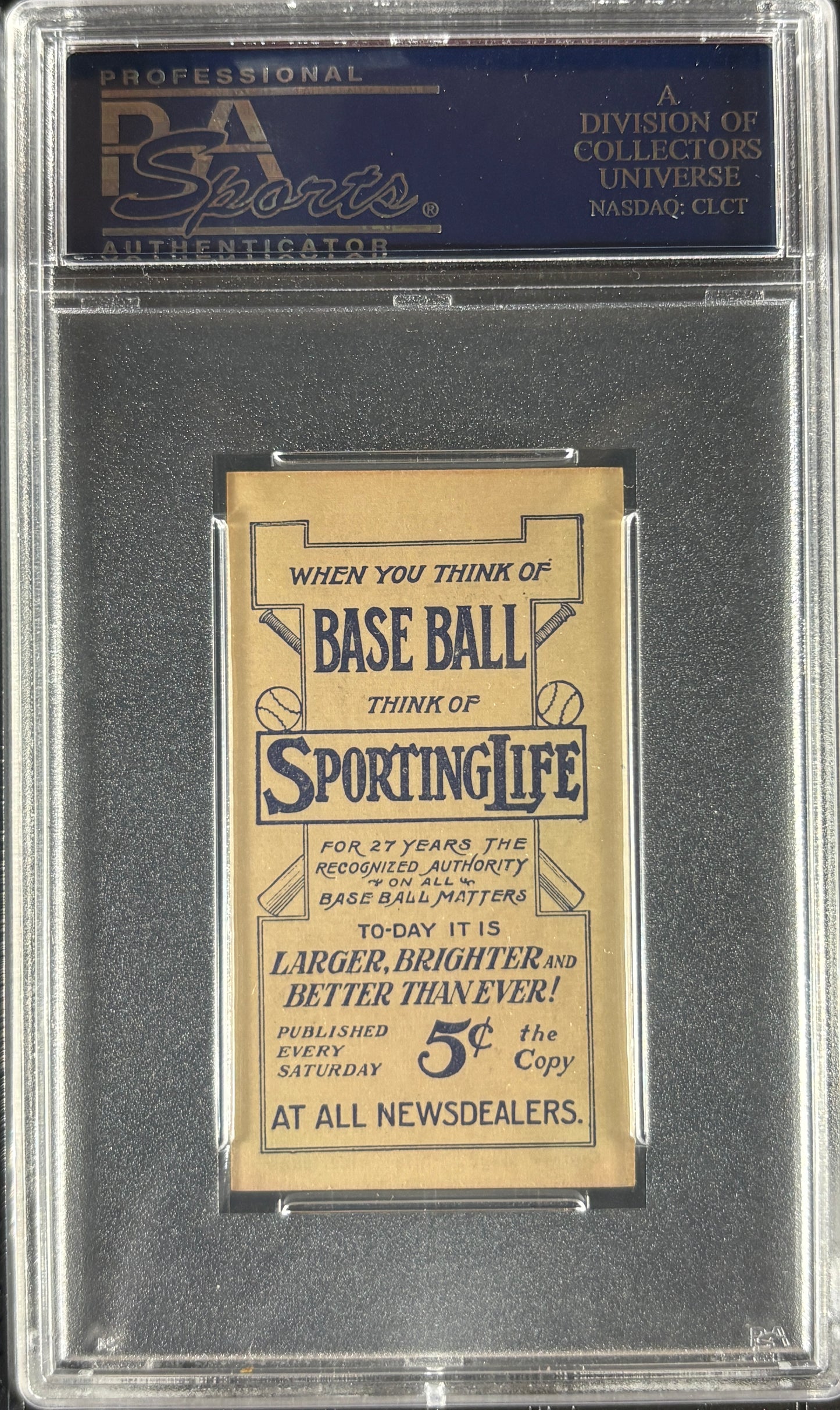 1911 M116 Sporting Life Connie Mack PSA 6 EX-MT Well Centered