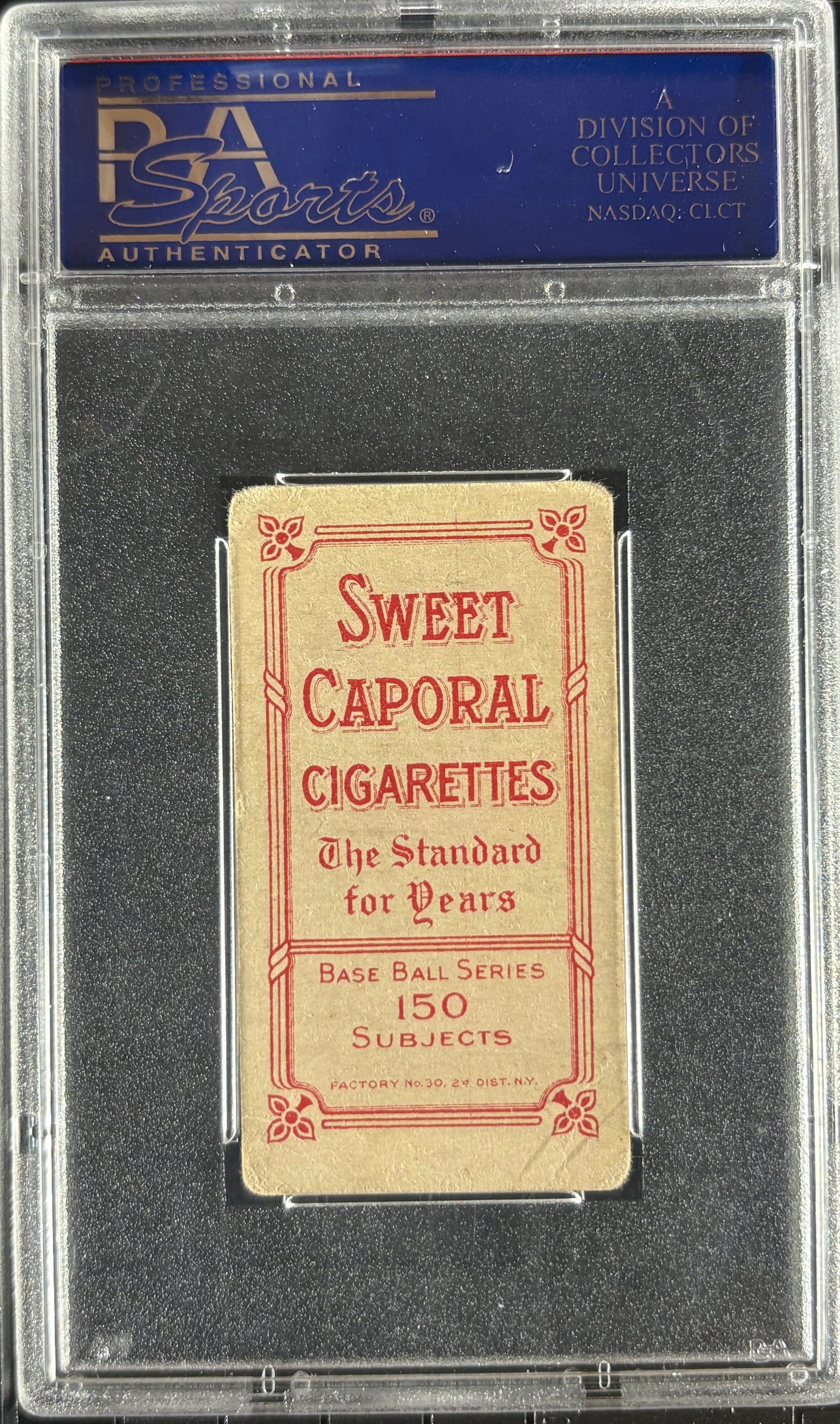 1909-11 T206 Sweet Caporal Willie Keeler With Bat PSA 3 VG