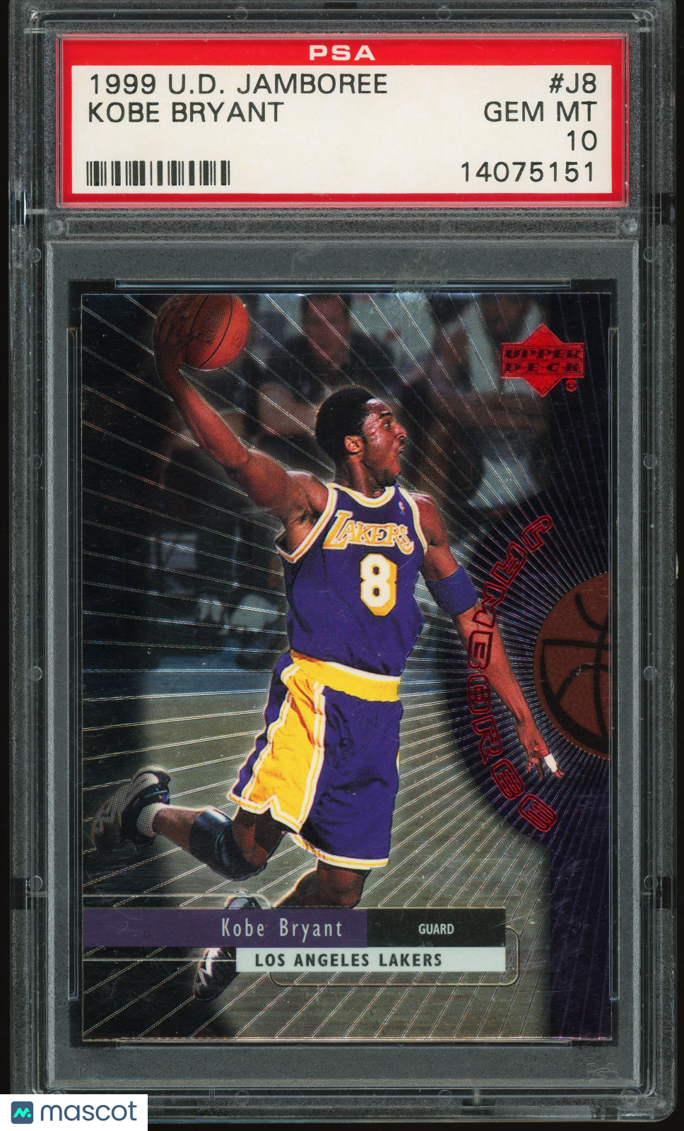 1999 Upper Deck Jamboree #J8 Kobe Bryant PSA 10 GEM MINT