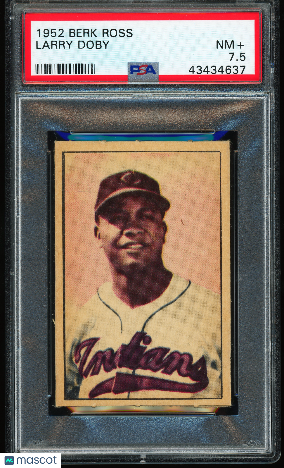 1952 Berk Ross Larry Doby PSA 7.5 NM+ High Grade New Label