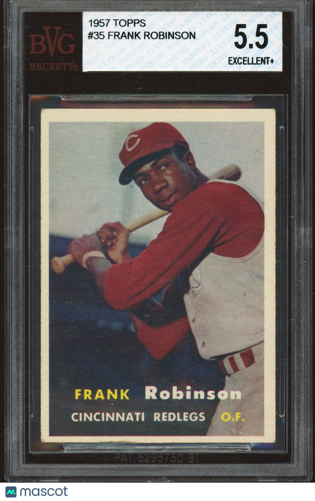 1957 Topps #35 Frank Robinson RC Rookie BVG 5.5 EX+