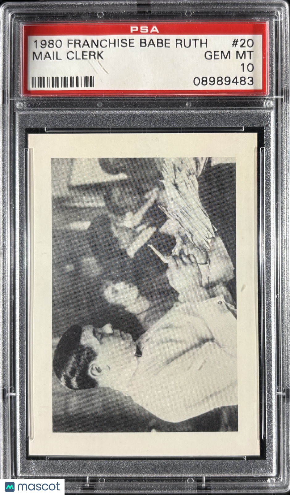 1980 Franchise Babe Ruth #20 Mail Clerk PSA 10 GEM MT