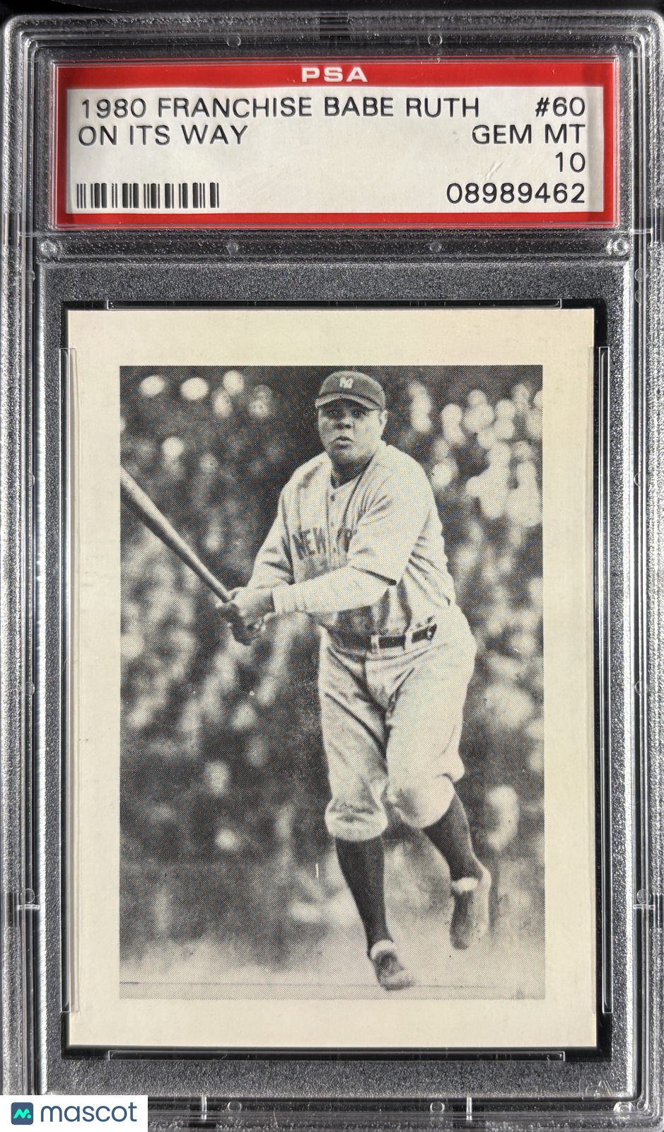 1980 Franchise Babe Ruth #60 On Its Way PSA 10 GEM MT