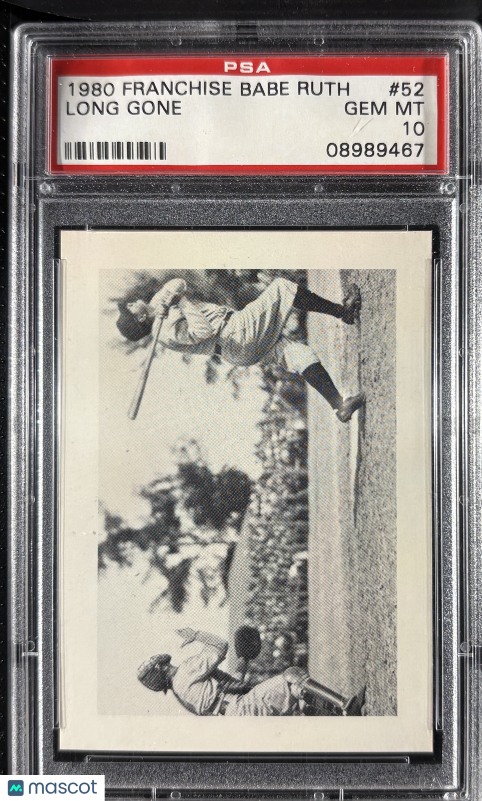 1980 Franchise Babe Ruth #52 Long Gone PSA 10 GEM MT