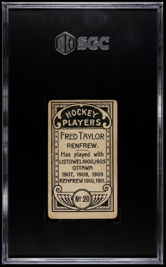 1911-12 Imperial Tobacco C55 #20 Fred Cyclone Taylor SGC 1