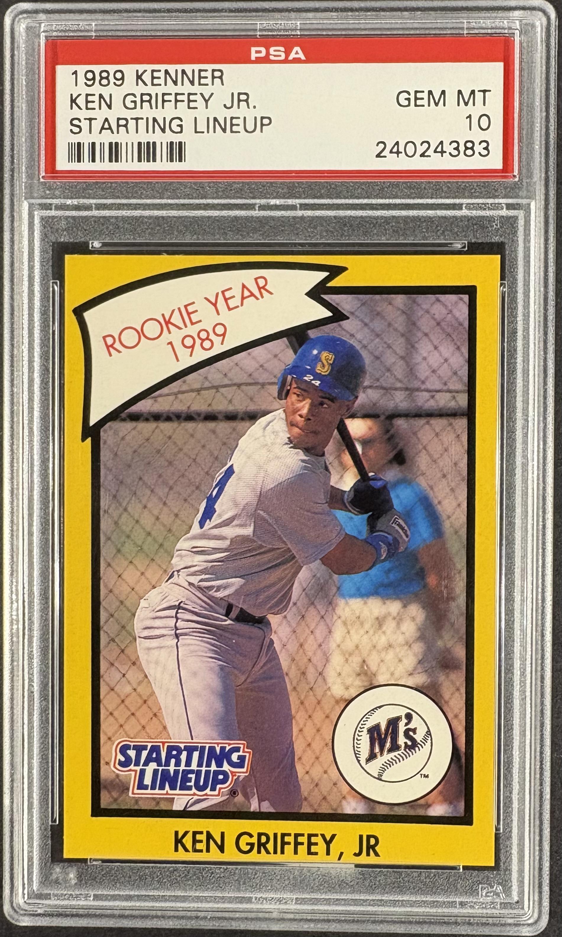 1990 Kenner Starting Lineup Cards Ken Griffey Jr. PSA 10 GEM MINT