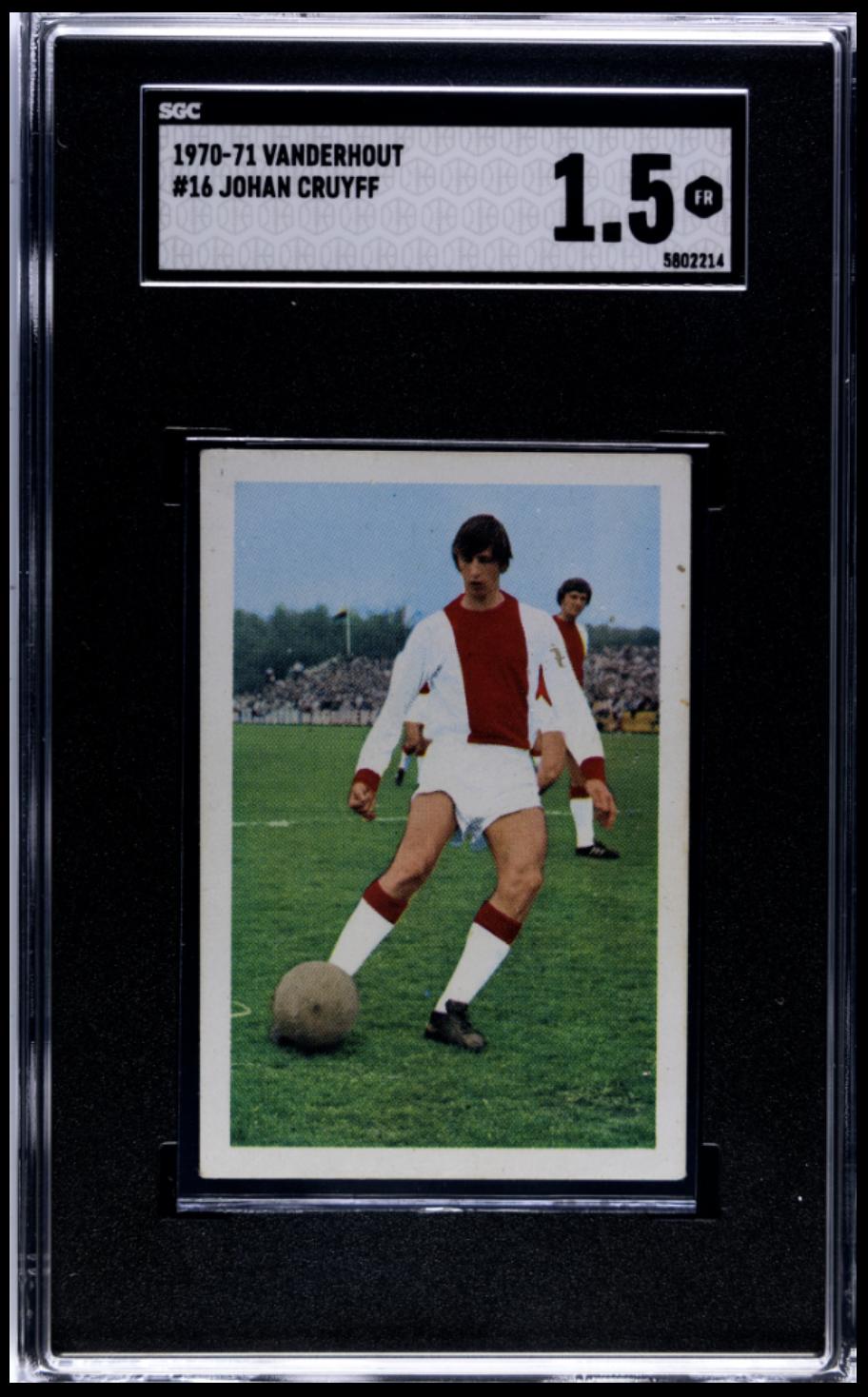 1970-71 Vanderhout Voetbalsterren #16 Johan Cruyff SGC 1.5