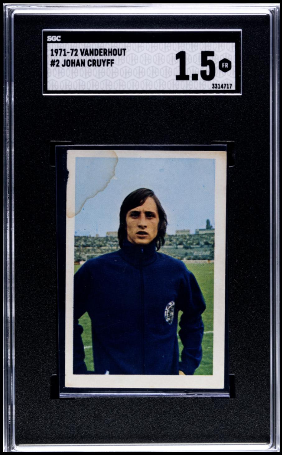 1971-72 Vanderhout Voetbalsterren #2 Johan Cruyff SGC 1.5