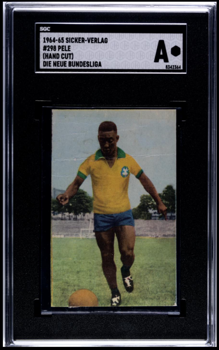 1964-65 Sticker-Verlag Die Neue Bundesliga #298 Pele SGC Authentic