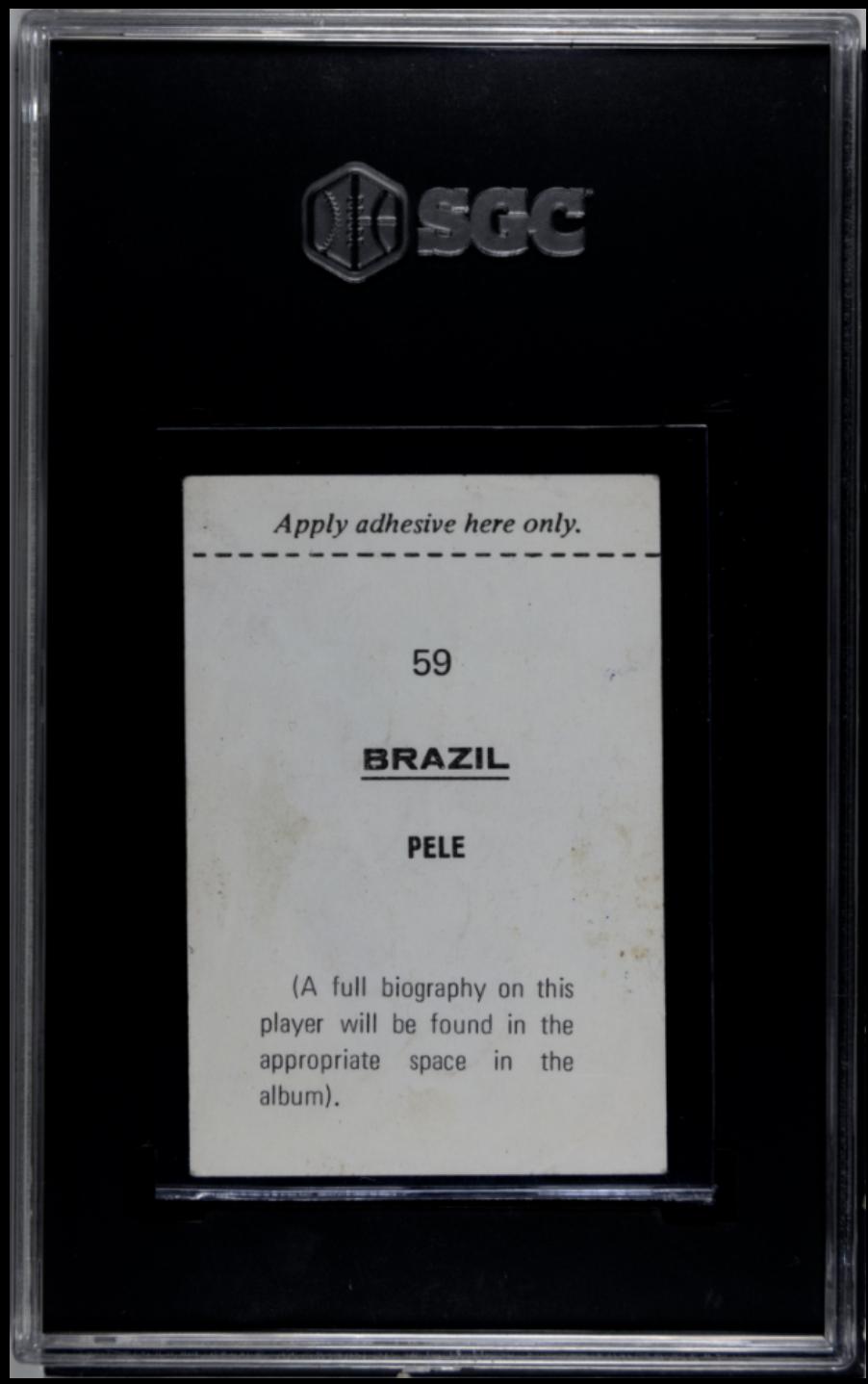 1970 FKS Publishers Mexico 70 World Cup Soccer Stars #59 Pele SGC 1