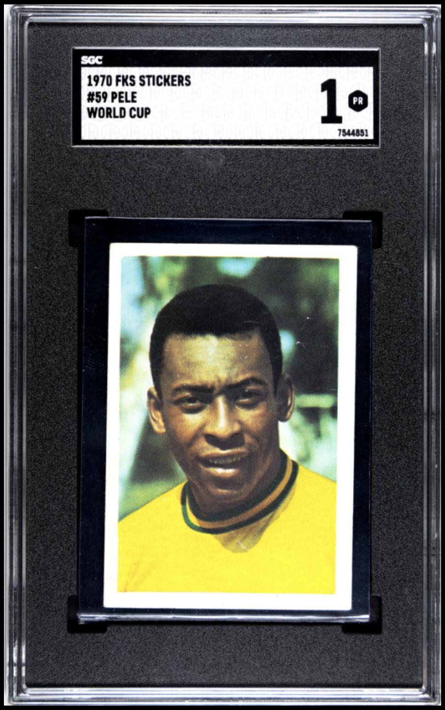 1970 FKS Publishers Mexico 70 World Cup Soccer Stars #59 Pele SGC 1