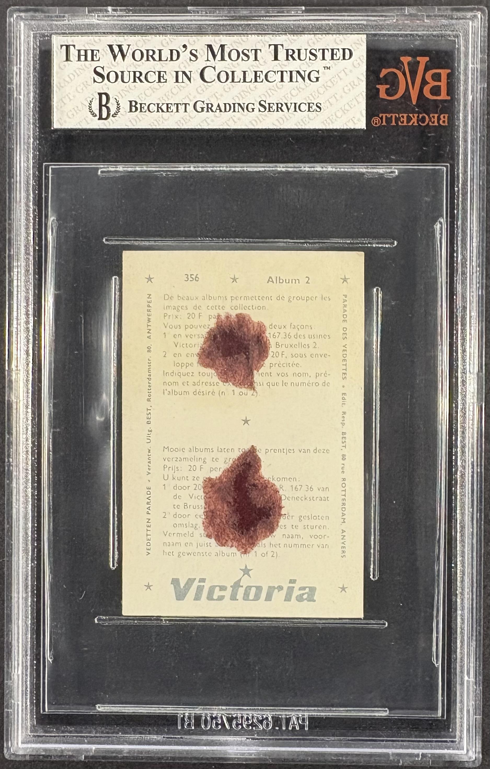 1969 Victoria Vedetten Parade #356 Pele BVG 1.5 Nice Eye Appeal