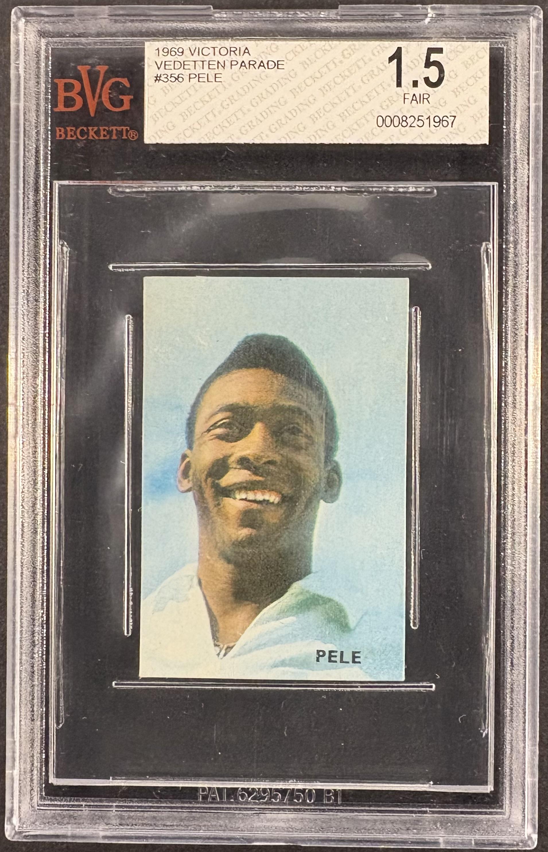 1969 Victoria Vedetten Parade #356 Pele BVG 1.5 Nice Eye Appeal