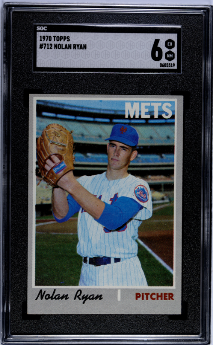 1970 Topps #712 Nolan Ryan SGC 6 EX-NM