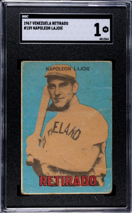 1967 Venezuela Retirado #159 Nap Napoleon Lajoie SGC 1