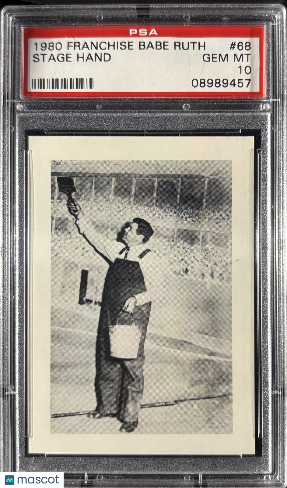 1980 Franchise Babe Ruth #68 Stage Hand PSA 10 GEM MT