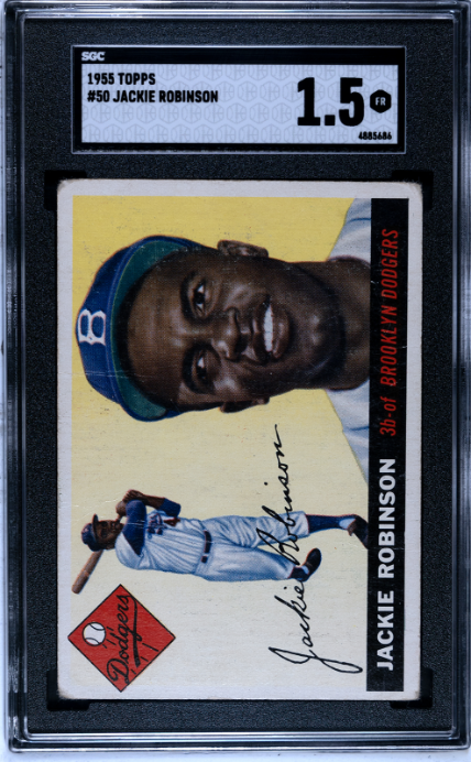 1955 Topps #50 Jackie Robinson SGC 1.5