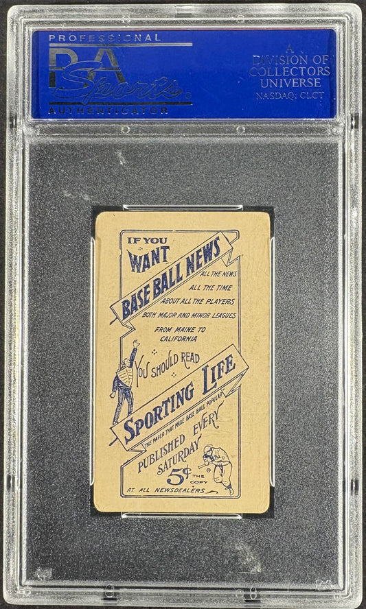 1910-11 Sporting Life M116 Frank Home Run Baker PSA 2 GD