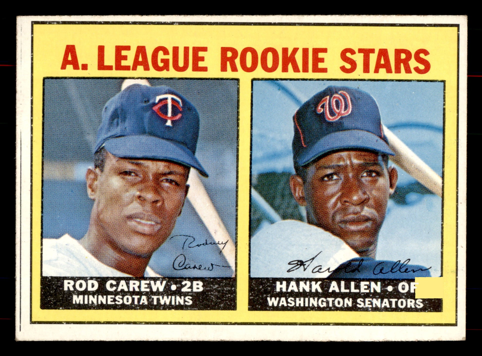 1967 Topps #569 Rod Carew RC Rookie CREASE FREE