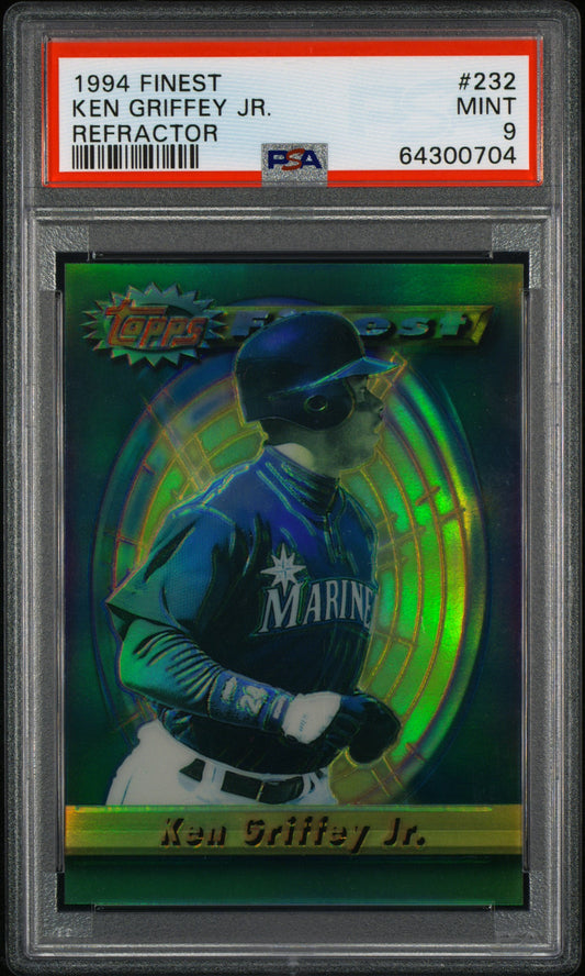 1994 Finest #232 Ken Griffey Jr. Refractor PSA 9 MINT New Label