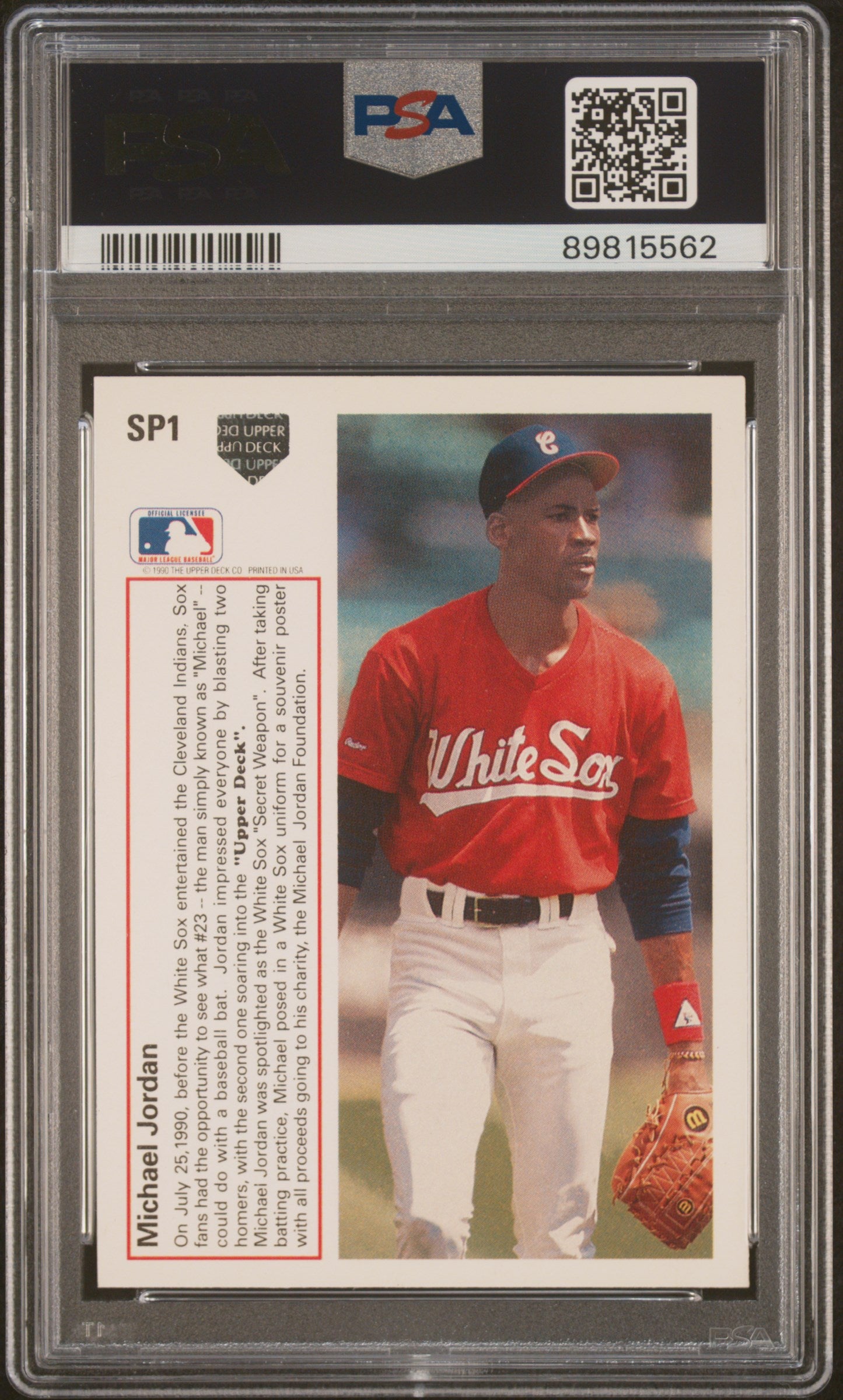 1991 Upper Deck #SP1 Michael Jordan PSA 10 GEM MINT New Label