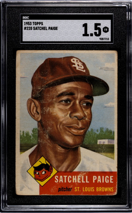 1953 Topps #220 Satchell Satchel Paige SGC 1.5
