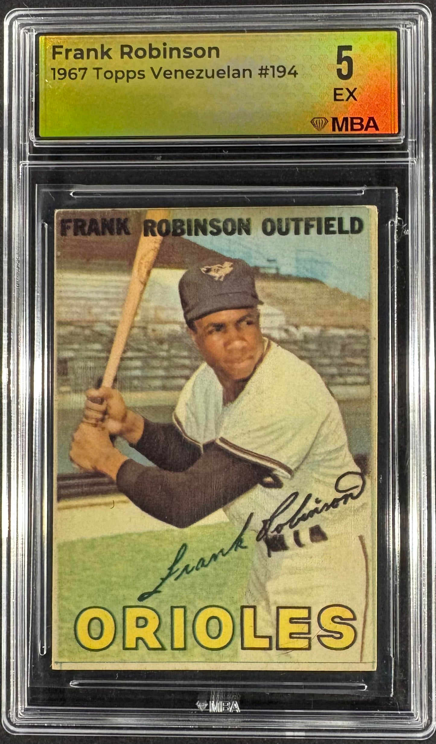 1967 Topps Venezuelan #194 Frank Robinson MBA 5 EX