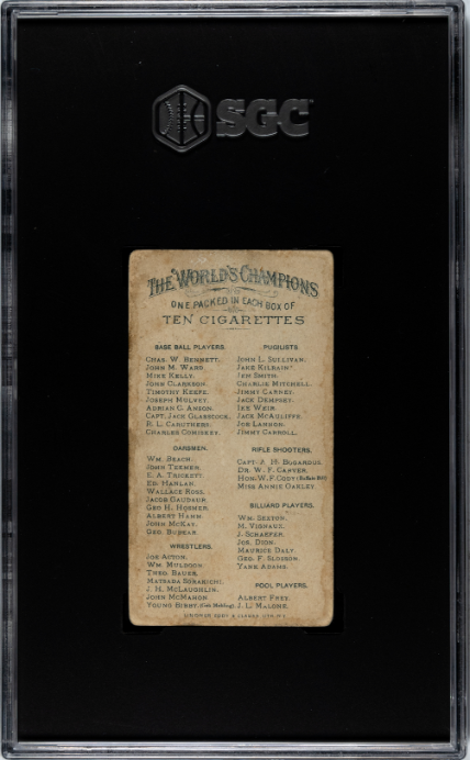 1887 Allen & Ginter N28 Adrian Cap Anson SGC 1.5 CREASE FREE