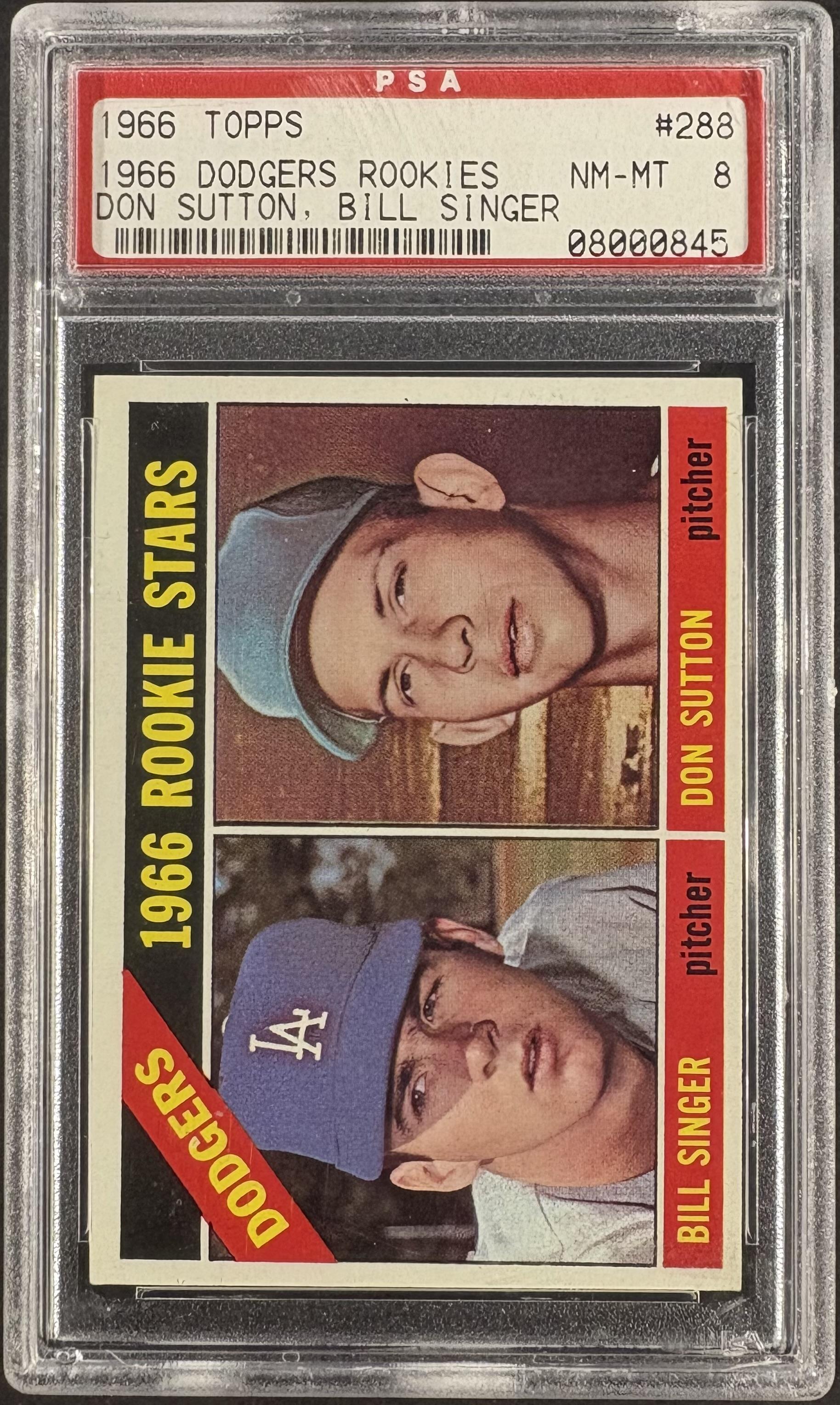 1966 Topps #469 Don Sutton RC Rookie PSA 8 NM-MT High Grade