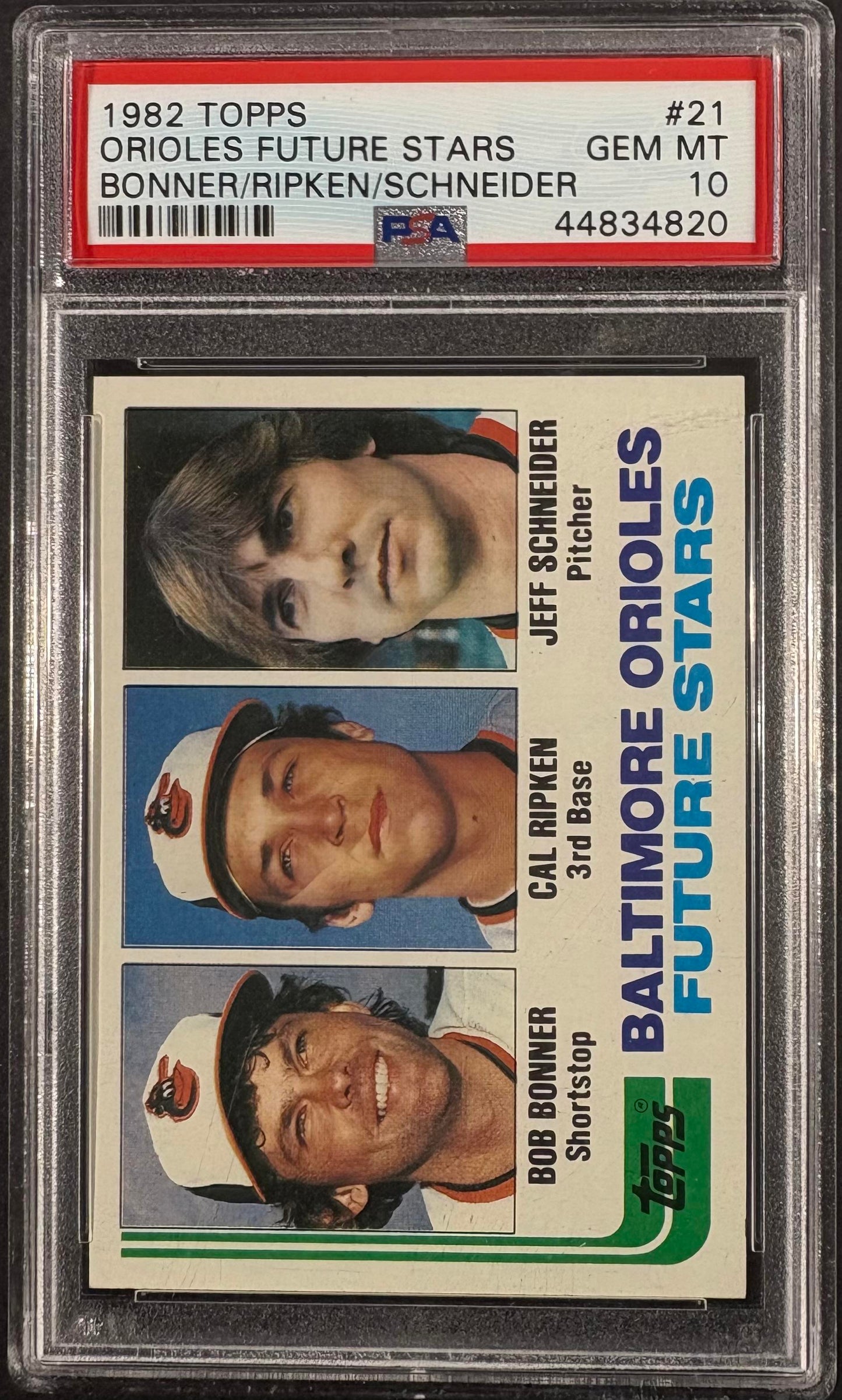 1982 Topps #21 Cal Ripken Jr. RC Rookie PSA 10 GEM MINT