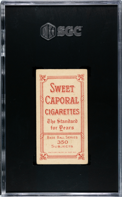 1910 T206 Sweet Caporal 350/30 Walter Johnson Hands at Chest SGC 4 VG-EX
