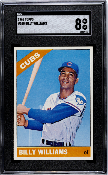 1966 Topps #580 Billy Williams SGC 8 NM-MT High Grade