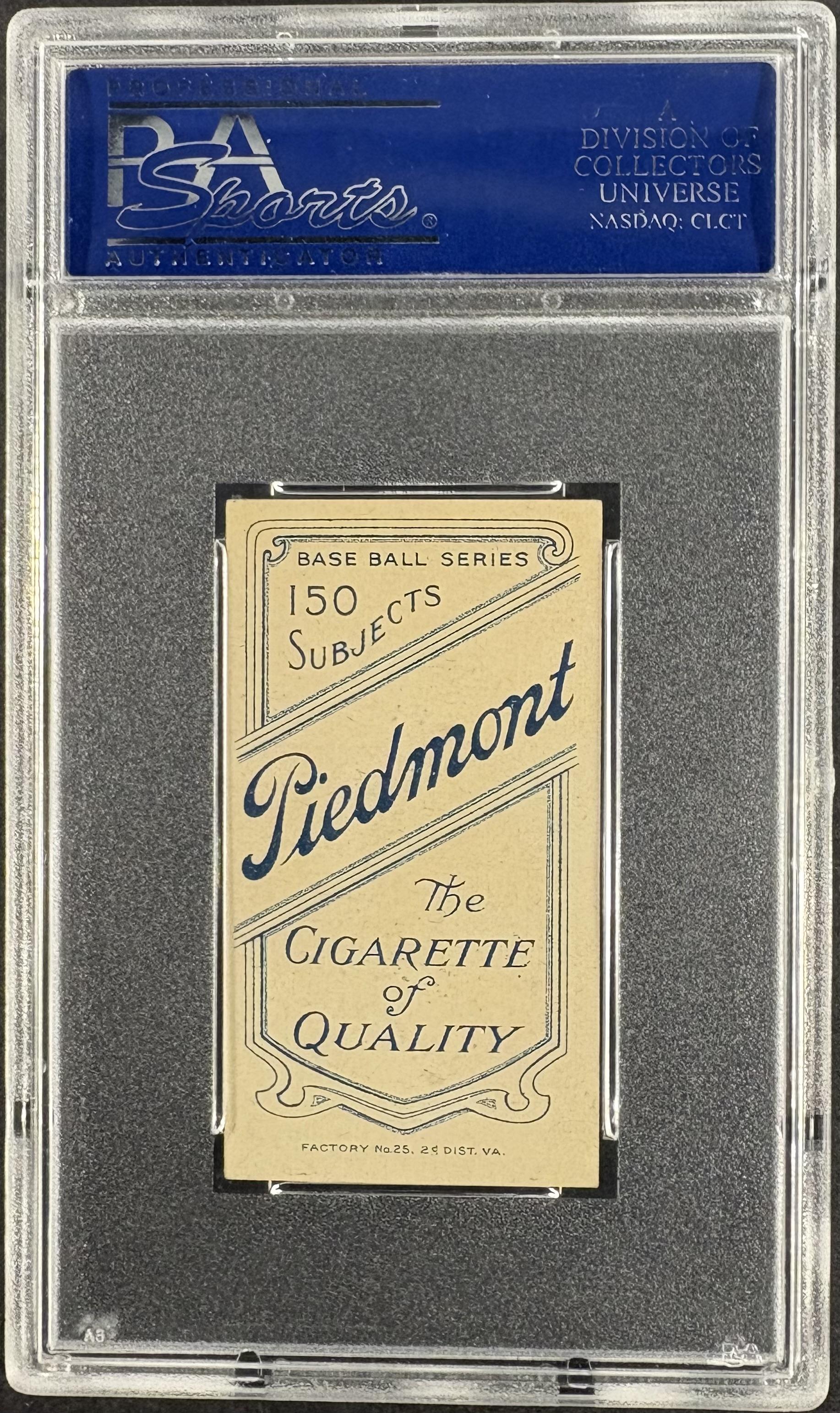 1909-11 T206 Piedmont 150 Christy Mathewson Portrait PSA 5 EX SHARP + Nice Color