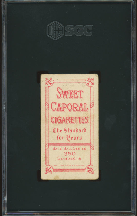 1910 T206 Sweet Caporal 350/30 Ty Cobb Bat Off Shoulder SGC 1.5