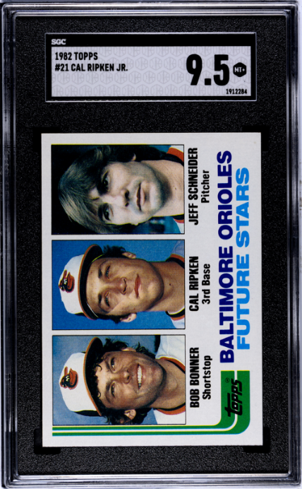 1982 Topps #21 Cal Ripken Jr. RC Rookie SGC 9.5 MINT+