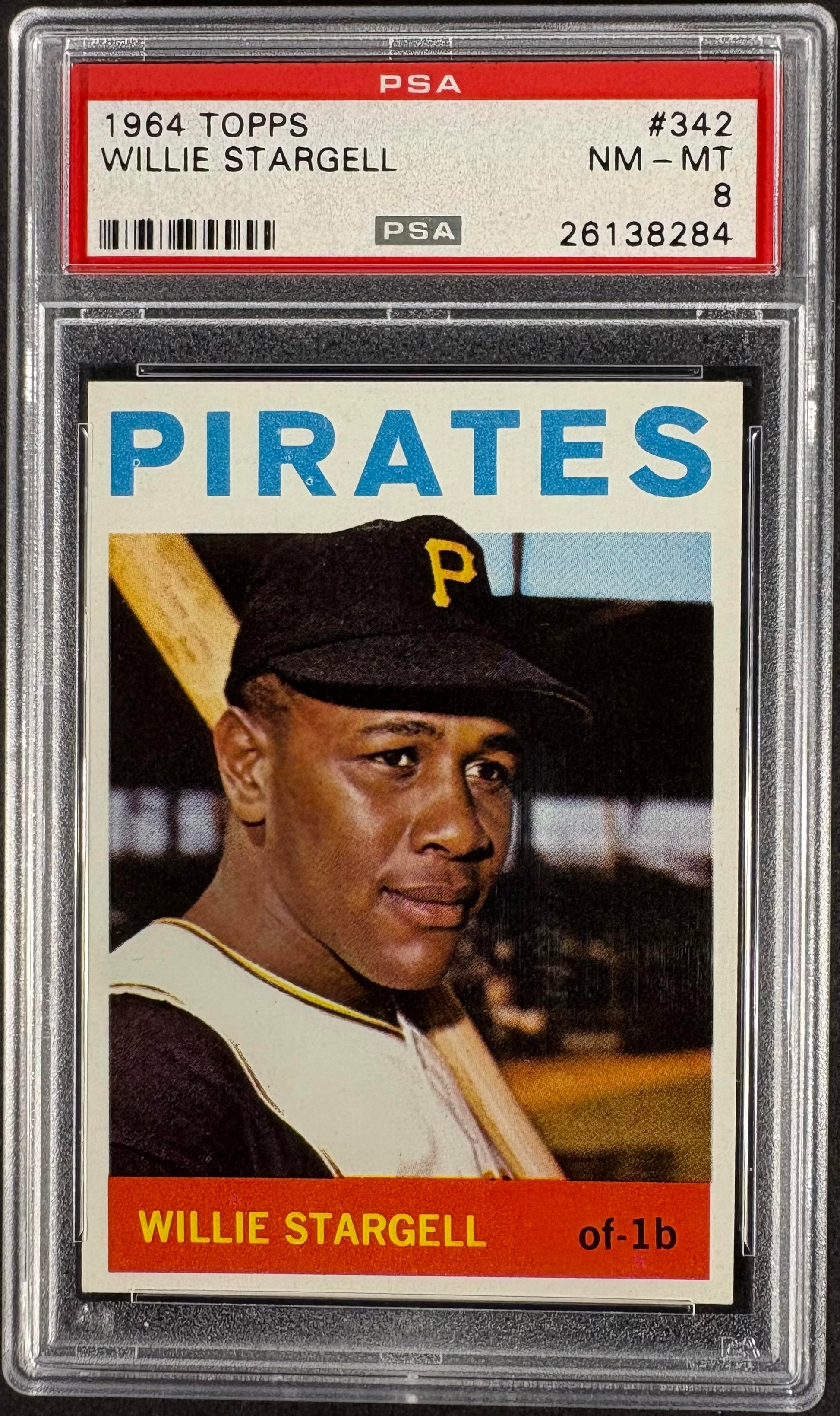 1964 Topps #342 Willie Stargell PSA 8 NM-MT High Grade Well Centered