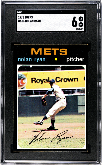 1971 Topps #513 Nolan Ryan SGC 6 EX-NM
