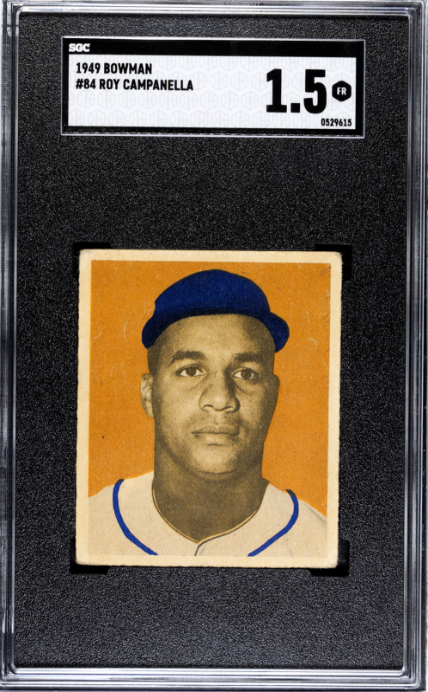 1949 Bowman #84 Roy Campanella RC Rookie SGC 1.5 Nice Eye Appeal