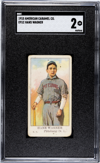 1910 American Caramel Co. (E91C) Hans Honus Wagner SGC 2 GD Nice Color