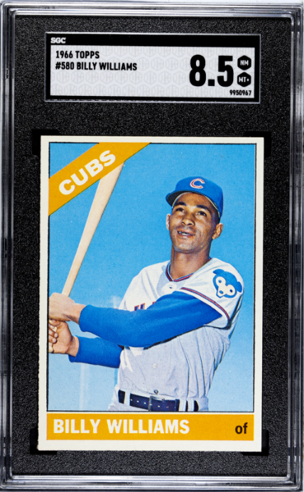 1966 Topps #580 Billy Williams SGC 8.5 NM-MT+ High Grade