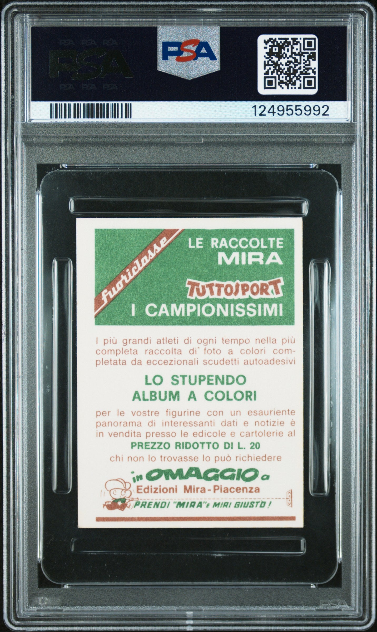 1968 Mira Tuttosport Campionissimi #488 Wilt Chamberlain PSA 6.5 POP 1 3 HIGHER