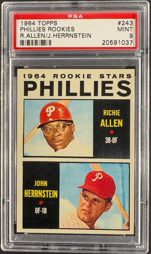 1964 Topps #243 Richie Dick Allen RC Rookie PSA 9 MINT High Grade ONLY 3 HIGHER